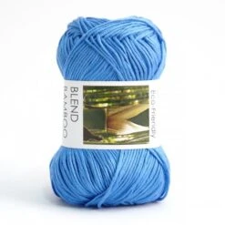 Hjertegarn Blend Bamboo 12 Hjertegarn Blend Bamboo -Langat Maailma hbb 0621 sininen m 1