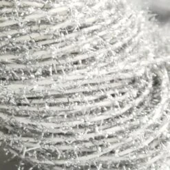 Kimallepörrö-paperilanka, 100 G 8 Kimallepörrö-paperilanka, 100 G -Langat Maailma kimallep rr lanka hopea 1