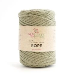 ReTwisst Macrame Rope 4 Mm -Langat Maailma macrame rope khaki 16 web 1