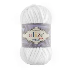 Alize Velluto -Langat Maailma velluto 55 white 1